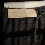 Revolve Momoni Black Silver Sparkly Dress Gathered Waist (Size 40/US 2) NWOT Photo 6