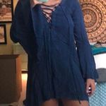 Blue Life Planet Blue Bohemian Navy Dress Photo 3