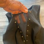 EXPRESS  Black Midi Dress‎ with Stud Accents Photo 3