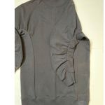 H&M Charcoal Gray Ruched Long Sleeves Sweatshirt Mini Dress Sz S Women Photo 5