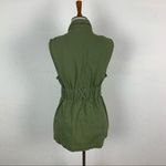CAbi  Explorer Vest Utility Army Green XS Zip Up Sleeveless Photo 4