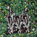 Le Superbe Sparkly Sequin Multi Tank Top Size Medium Black Photo 5