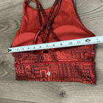 Lululemon Energy High Neck Longline Medium Support Sports Bra Ombre Red Multi 6 Photo 7