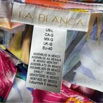 La Blanca Stretch Knit Floral Swim Cover Up Tunic Size L Photo 5