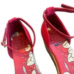 Tory Burch  Sherri Floral Print Wedge Sandals Wedges Espadrilles Size 8 Women's Photo 5