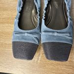 Brunello Cucinelli Suede Monili Cap-Toe Ballerina Flats slate blue Women’s Sz 40 Photo 9