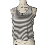 Aerie SZ S grey striped crop top Photo 2