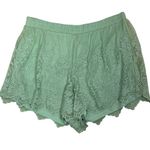 Torrid 5 Inch Pull-On Stretch Mesh Mid-Rise Mint Green Lace Short Size M NWT Photo 7