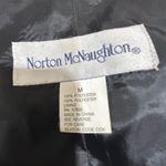 Norton Mcnaughton Vintage 90’s  Black and Red Floral Grid print Women's Vest Photo 5