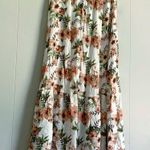 Mi Ami by Francesca’s Hibiscus Printed Maxi Skirt M Photo 1