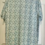 All In Motion Men’s -  polo shirt - blue teal, off white, light yellow - Large. Gently used. No flaws. Smoke free home Photo 4