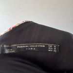 ZARA Cream Embroidered Cutout Romper Dress Aztec Pattern Print Photo 6