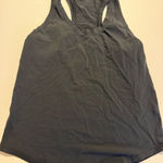 Lululemon  Shirt Womens Medium Black Sleeveless Athletic Logo Ladies Tank Top Photo 0