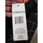 Alexander Jordan NWT Tummy Control Leggings Black White Pants Plus 1X Photo 4