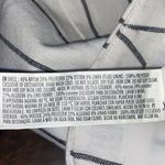 H&M lined wrap skirt with side tie in white with black stripes - size small Photo 3