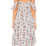 Saylor Women's Size Small Ellen Printed Ivory Maxi Tank Dress Photo 1