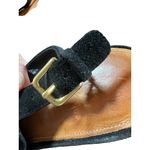 Coach Heels Black Fur Slingback Peep Toe Buckle Strap Stiletto Size 9B Photo 8