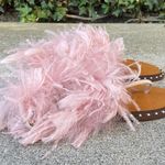 Valentino Garavani Valentino Soul Stud feather thong sandals in rose size IT 36 US 6 Photo 10