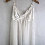 Intimo Donatella Lace Bodice Camisole Slip Lingerie Top Size Medium White Photo 7