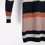 Acrobat | XS Sweater Dress Multi Knit Striped Brown Orange Black Silk Cashmere Pink Photo 5