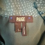 Paige Cayman Sleeveless Tie Waist Satin Jacquard Minidress Size Small‎ Photo 7