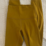 Lululemon  Leggings Yellow Green 25” Photo 0