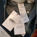 ANINE BING ππ Kaia Jean 90s High Rise Straight Leg Wide Flare Blue Denim 28 NWT Photo 16