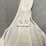 n:philanthropy Revolve nPhilanthropy White Ribbed Prince Tank Thong Bodysuit Ruched Side XS NWT Photo 6