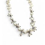 Vintage 50's Mid Century freshwater pearl necklace Dainty Antique Photo 2