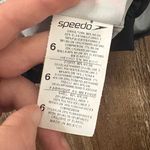 Speedo  Black One Piece Swimsuit 6 Summer Vacation Beach Outdoor Activewear Photo 6