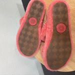 UGG  Oh Yeah Womens 8 Pop Coral Double Strap Slide Slipper 1107953 Pink Sheepskin Photo 8