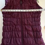 90 Degree by Reflex Burgundy Puffer Vest Size Small Purple Photo 2