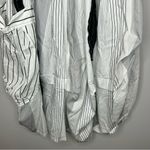 Bodil Black and White Striped Steampunk Maxi Skirt One Size Size undefined Photo 4