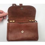 Patricia Nash  Italian Leather Tooled Torri Clutch Florence Brown Purse Crossbody Photo 8