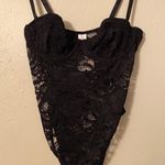 Forever 21 Black Lace Lingerie Bodysuit Photo 0