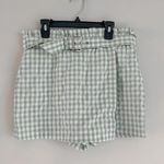 Haute Monde  green gingham shorts Photo 0