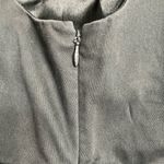 Spense Black Dress Side Zipper V Photo 3