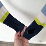 Athleta [] Blue Colorblock Trailhead Striped Merino Wool Cropped Sweater‎ Sz XXS Photo 9