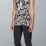 Lululemon Power Y Tank Granite Tan / Heathered Black RIP TAG LLL Like New Size 4 Photo 2