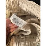 Elie Tahari  Tan Elastic Waist Drawstring Pants Women’s Small Lightweight Lounge Photo 1