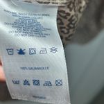 Lands' End ‎ Women's Size 18 Leopard Print Long Sleeve Button Down Shirt Photo 4