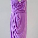 City Chic Ripple Love Dress - Purple Size M18 Photo 0