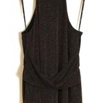 MINKPINK | Black & Gold Sparkle High Neck Romper Photo 1