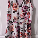 French Atmosphere Floral Sleeveless Skater Dress Size Large Photo 0