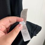 Aerie Solid Black Oversized Fit Short Sleeve Tee 100% Cotton Casual Minimal XXS Photo 3