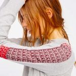 Free People S sweater / embroidered long sleeve raspberry jam tee crewneck Photo 9