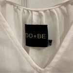 DO+BE  Ivory Gathered V-Neck Dress‎ Photo 6