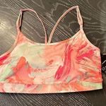 Ideology  Women's Low-Impact Sports Bra Small Pink Tie-Dye Photo 0