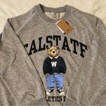 WHO.A.U Korean Brand Unisex Street Style Logo Sweatshirts Gray Photo 2