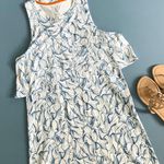 Tory Burch Kaley White Ellora Pima Cotton Popover Faux Layered Mini Dress Photo 4